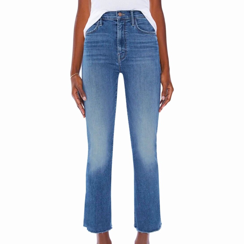 Mother The Hustler Ankle Fray Jeans in Girl Crush Size 25